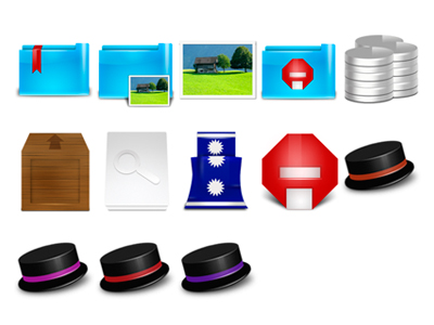 ikalao立体电脑图标透明png