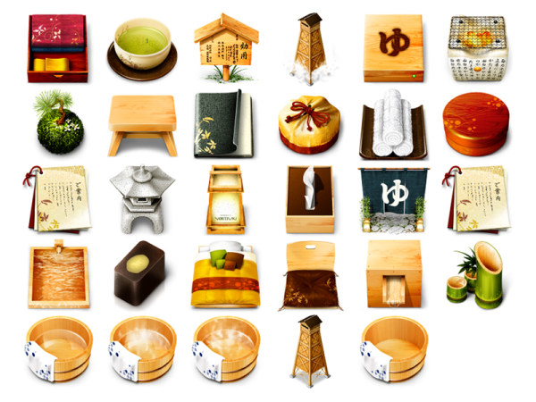 日本古代文化透明png图标