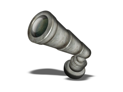 长筒型望远镜图标png