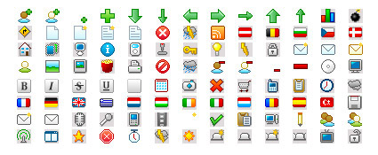 精致的网页设计常用png小图标素材