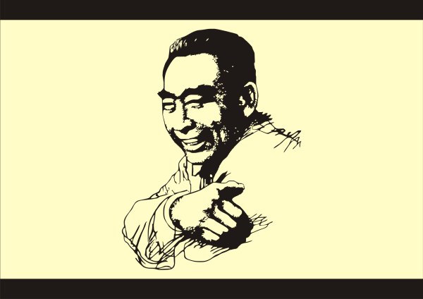 周总理(周恩来总理肖像)矢量