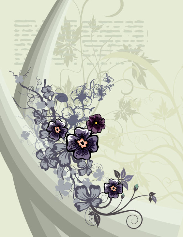 欧风花纹典藏矢量素材2