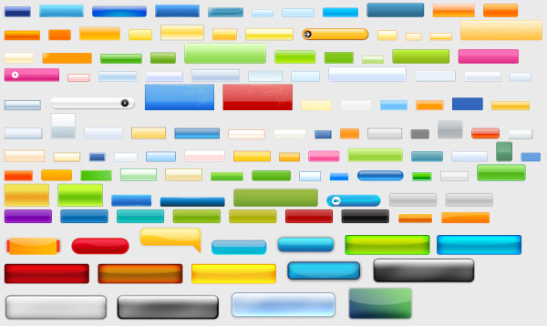 超炫的web2.0按钮素材