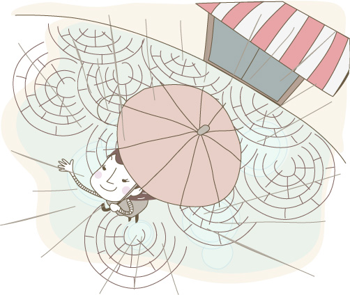 可爱线条插画矢量素材-6