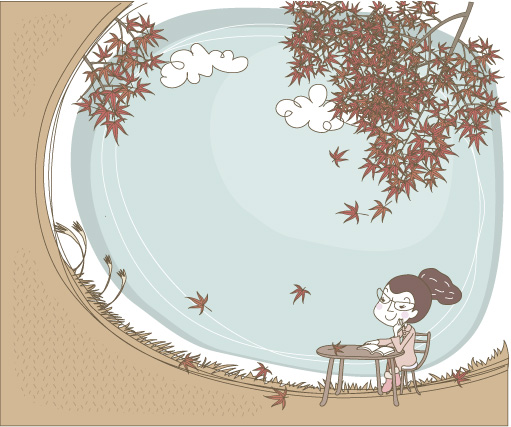 可爱线条插画矢量素材-27