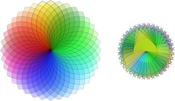 26色变幻线矢量素材