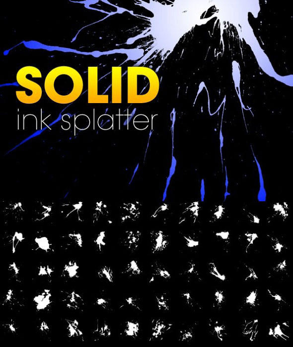 实用墨迹ps笔刷