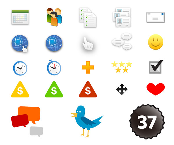 网页设计装饰图标矢量素材