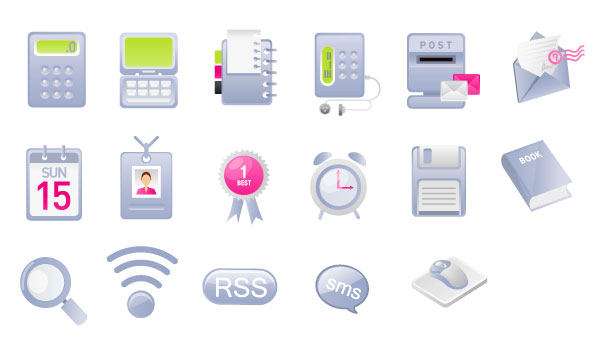 实用网页设计图标矢量素材