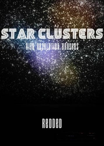 高清星星、星云笔刷（Star Clusters - brushes for photoshop）