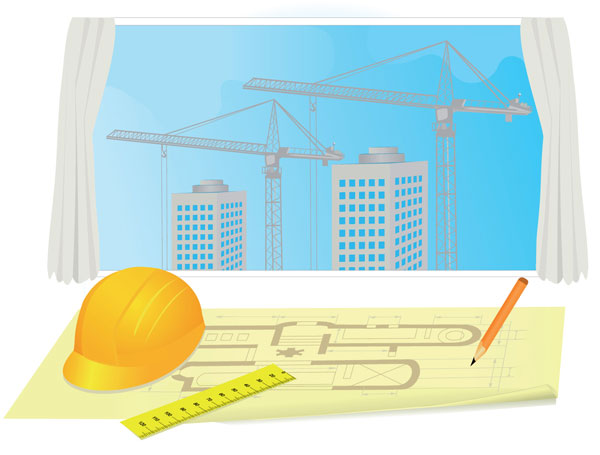 建筑图纸矢量素材