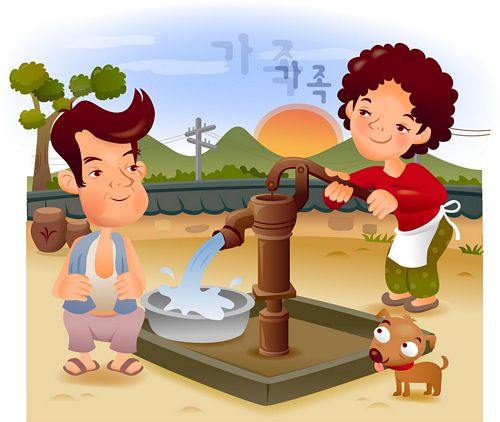 iClickart卡通家庭插画矢量素材-3