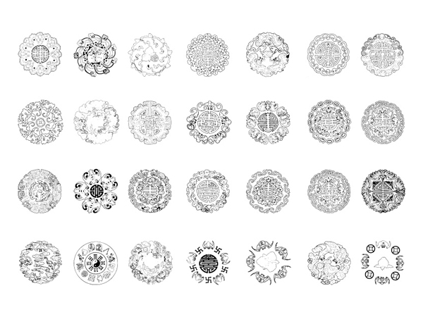 中国古典传统矢量素材之十一