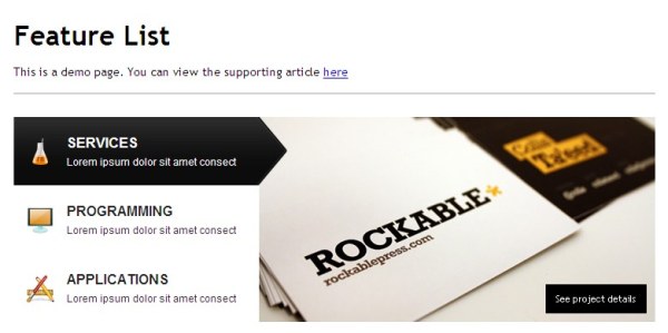 Feature&nbsp;List&nbsp;淡出淡入焦点大图切换