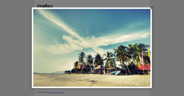 imgBox 图片展示特效css js代码