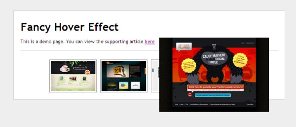Fancy&nbsp;Hover&nbsp;Effect&nbsp;鼠标经过链接放大图片js css特效