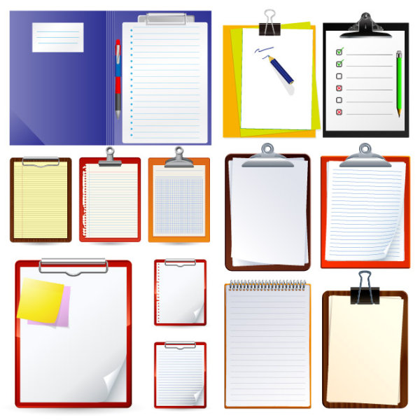 记录板矢量素材