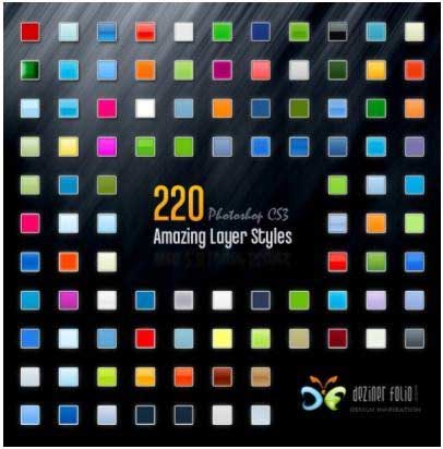 220款PS样式（含MACO系统样式文件）