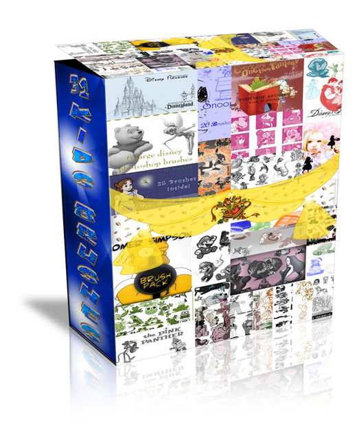 可爱的泰迪熊高清晰PS笔刷集