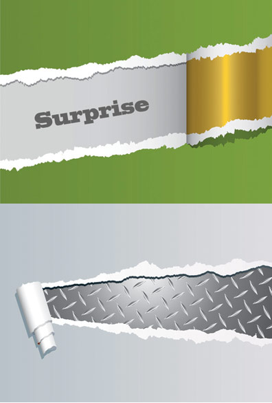 撕破的纸张矢量素材