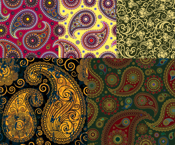 忒别的潮流花纹矢量素材