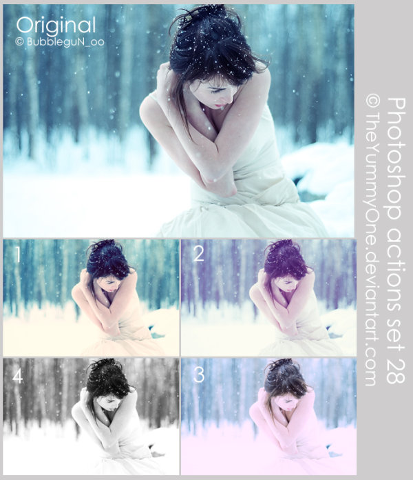 漂亮的人像调色PS动作（之三）   