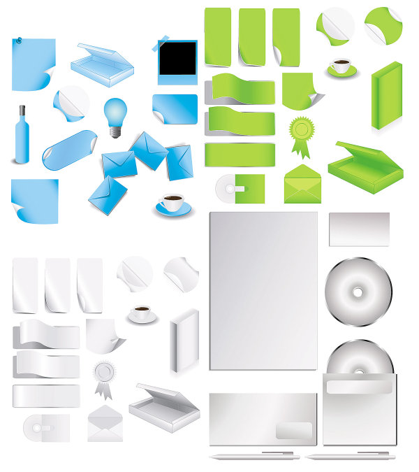 办公用品&mdash;矢量素材