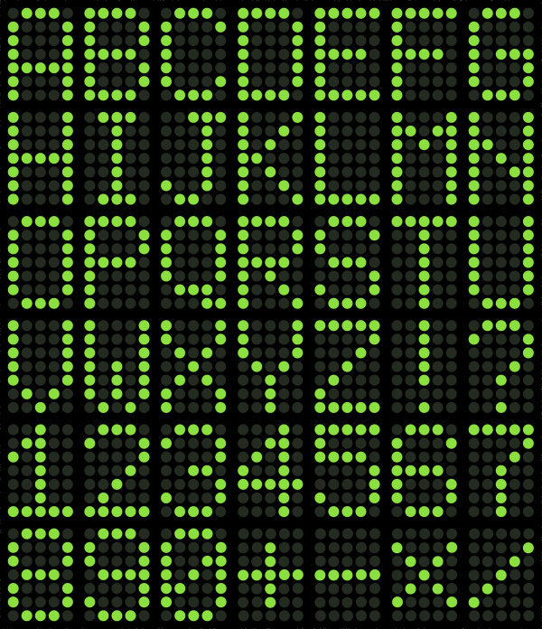 数字 字母拼字&mdash;&mdash;矢量素材