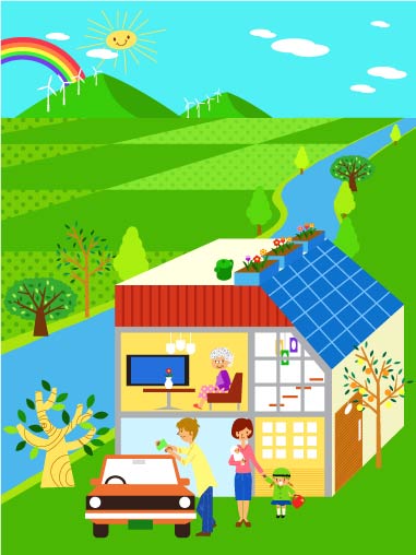 儿童生态环境矢量5