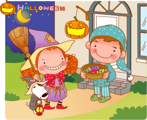 大头女孩生活矢量14