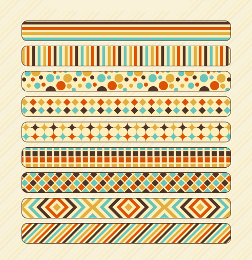 复古感觉填充图案