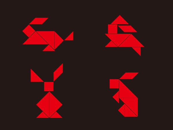 七巧板【原创】矢量