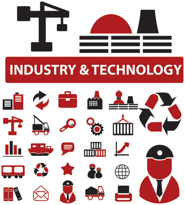 各式建筑交通图标02&mdash;&mdash;矢量素材