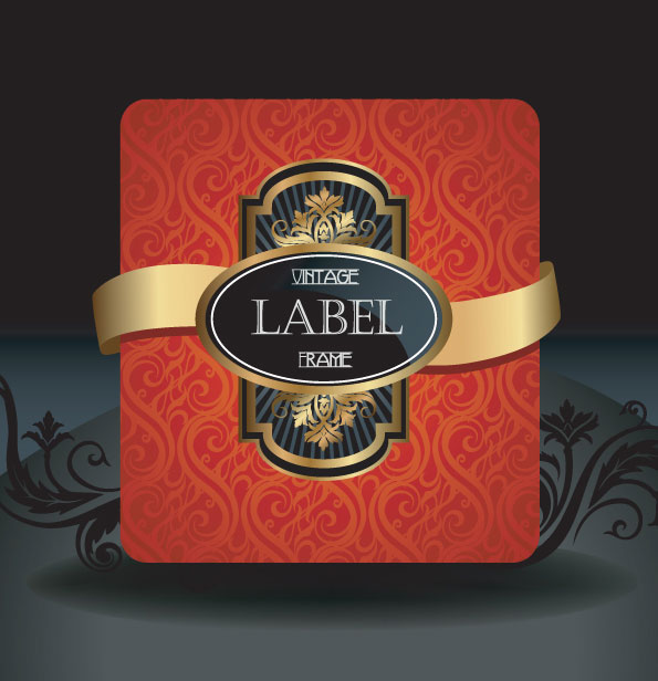 华丽丽的欧式花纹装饰图案矢量素材-2