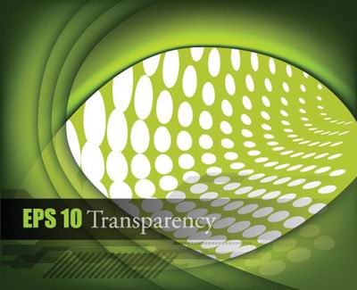 绿色炫光背景矢量素材-1