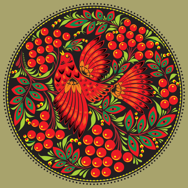 绚丽的古典花纹02——矢量素材