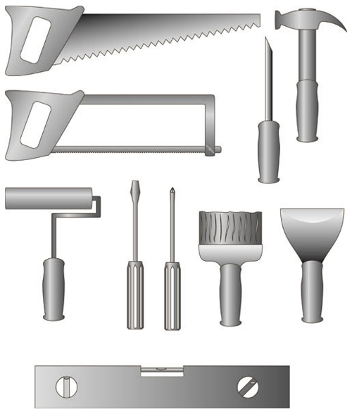 维修工具01——矢量素材
