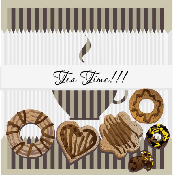 下午茶卡片04&mdash;&mdash;矢量素材