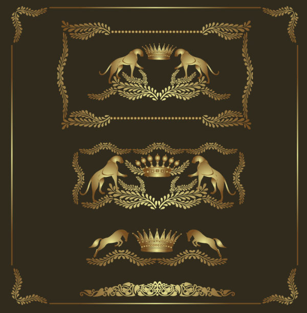 欧式纹章03——矢量素材