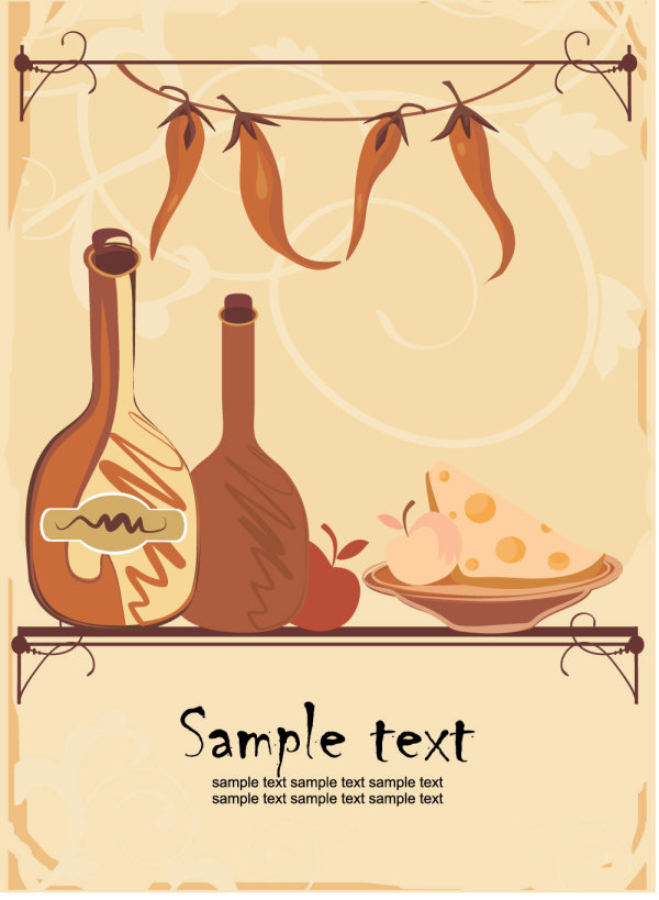 卡通菜单模板05&mdash;&mdash;矢量素材