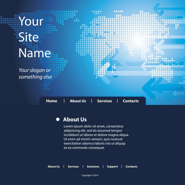 The sense of technology website template - 05