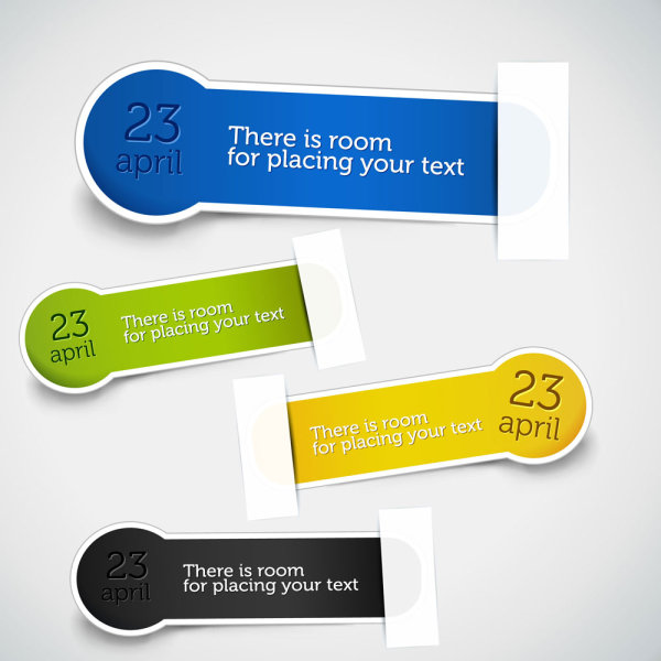 信息贴纸02——矢量素材