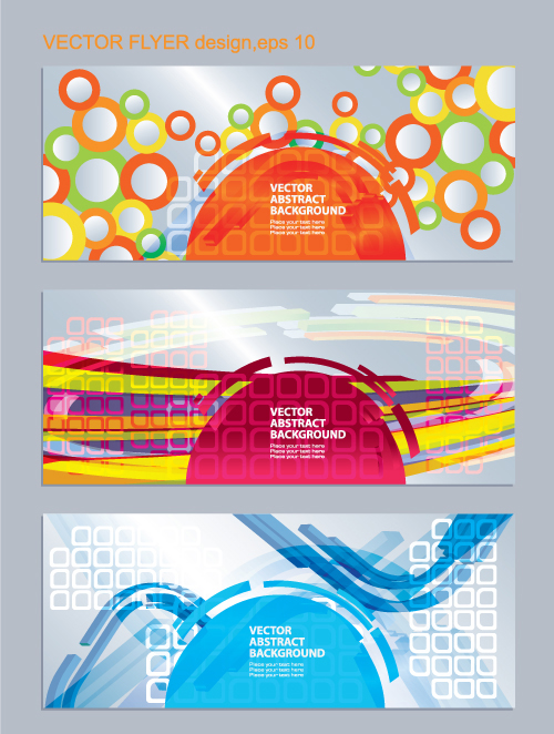 Brilliant fashion label background 01 - vector material