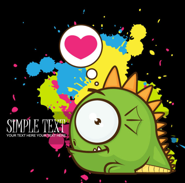 The trend of animal illustrator 05 - vector material