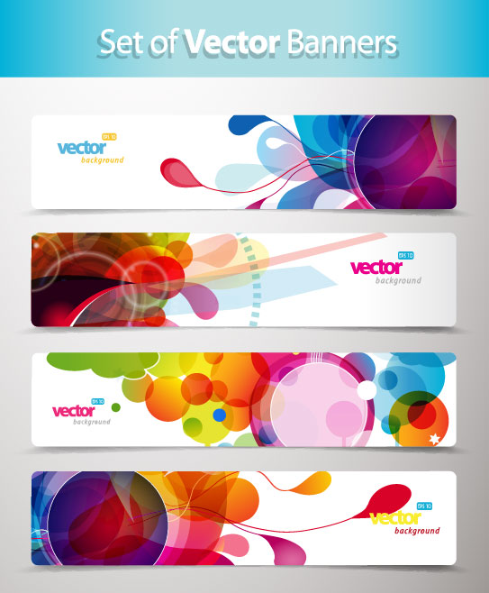 Dynamic pattern banner 04 - vector material