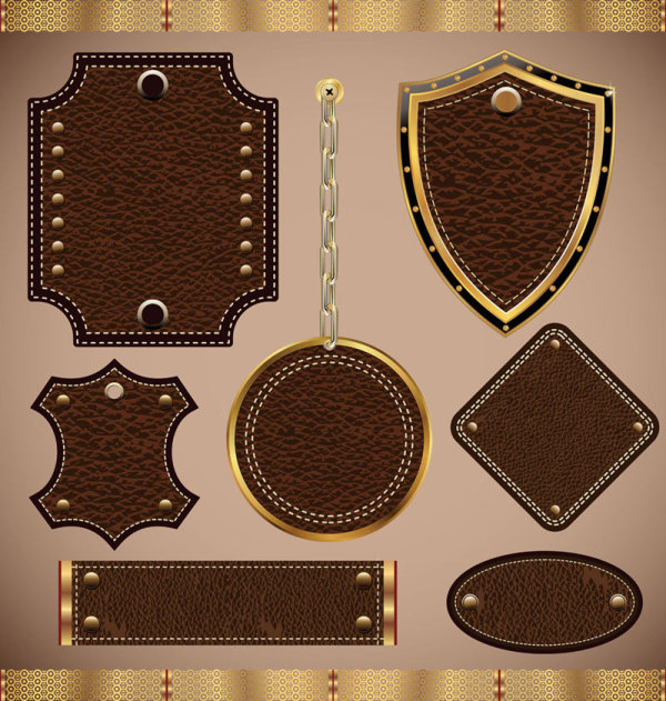 European leather 02. - Vector material
