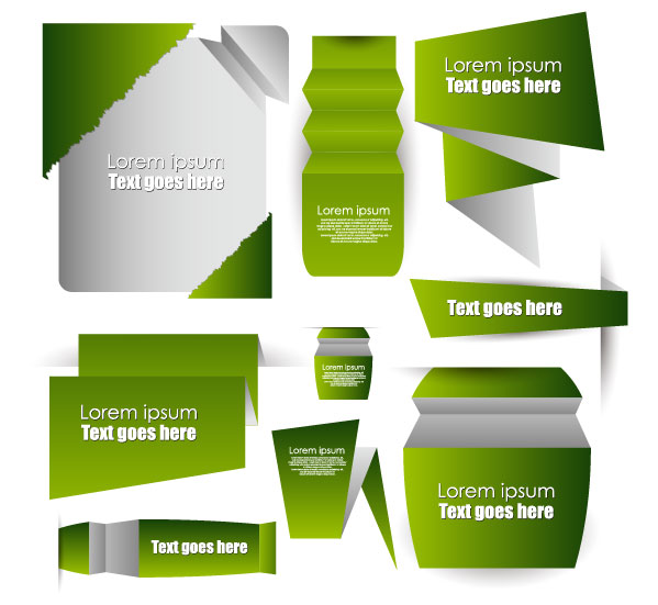 Simple wrap angle design 01 - vector material