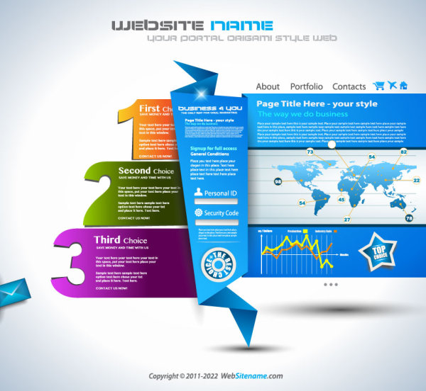 Creative knuckle pages 02 - vector material