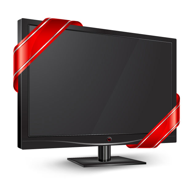 Computer monitor 21 - vector material