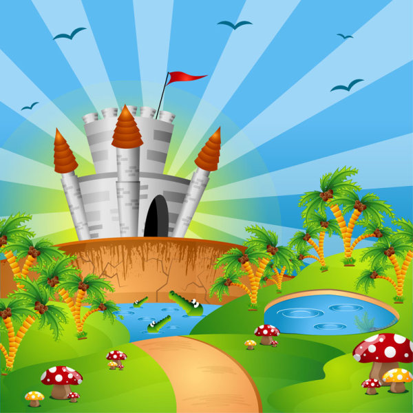 Cartoon illustrator 04 - vector material